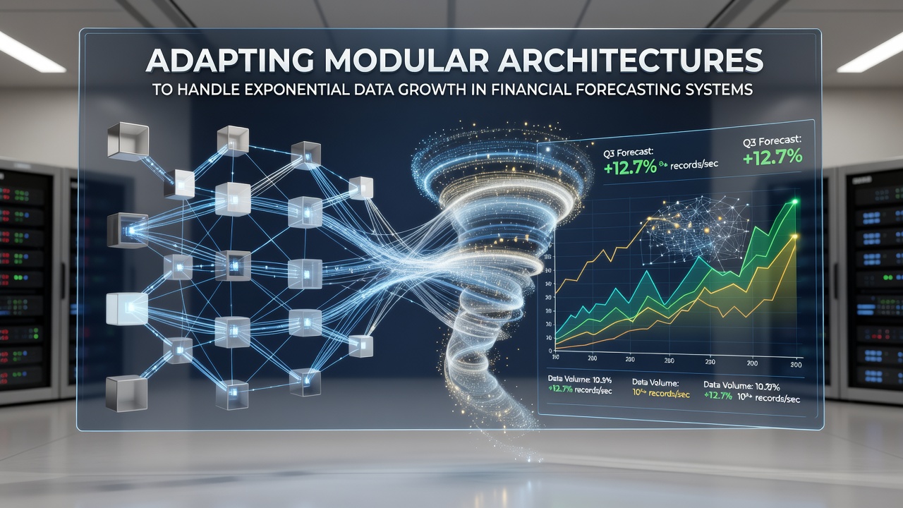 Adapting Modular Architectures to Handle Exponential Data Growth in Financial Forecasting Systems