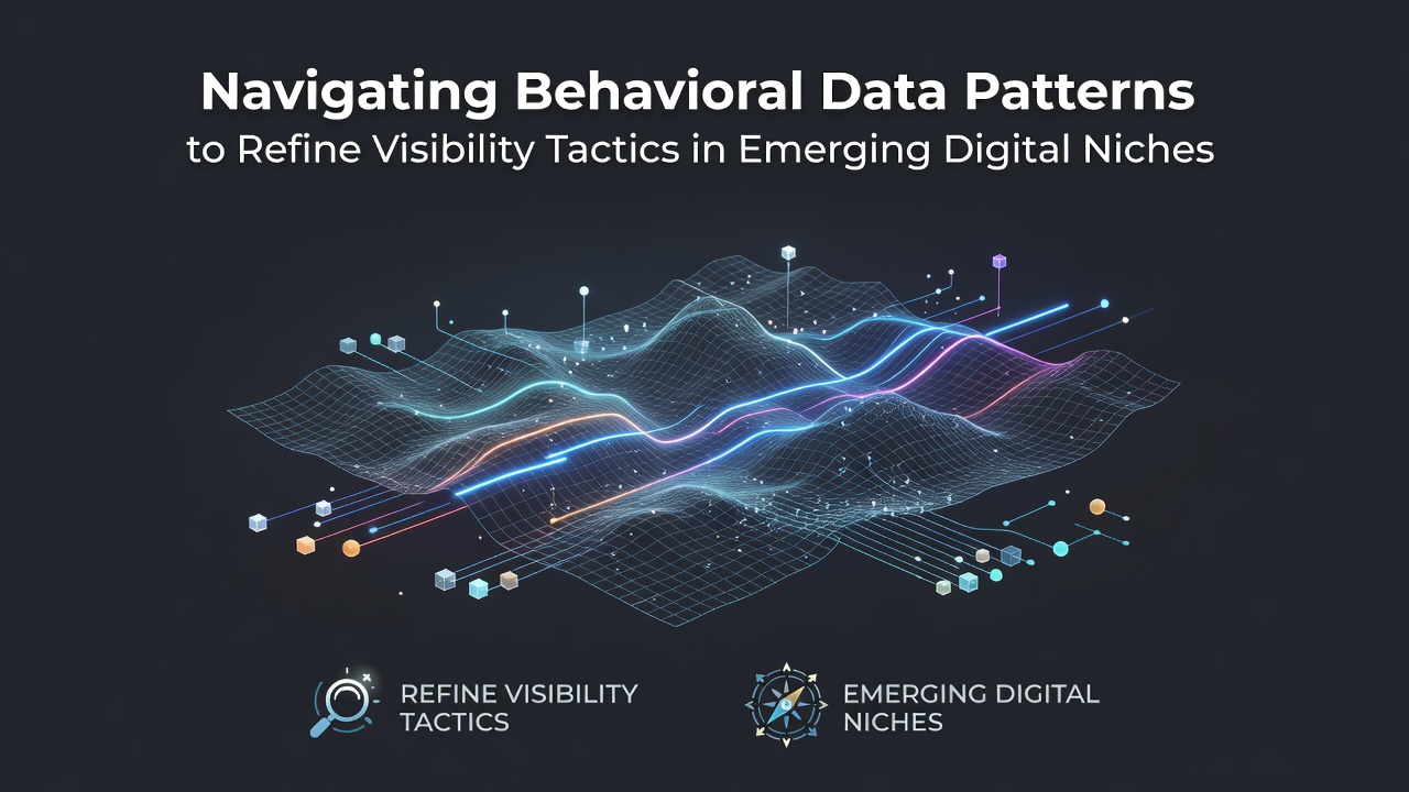 Navigating Behavioral Data Patterns to Refine Visibility Tactics in Emerging Digital Niches
